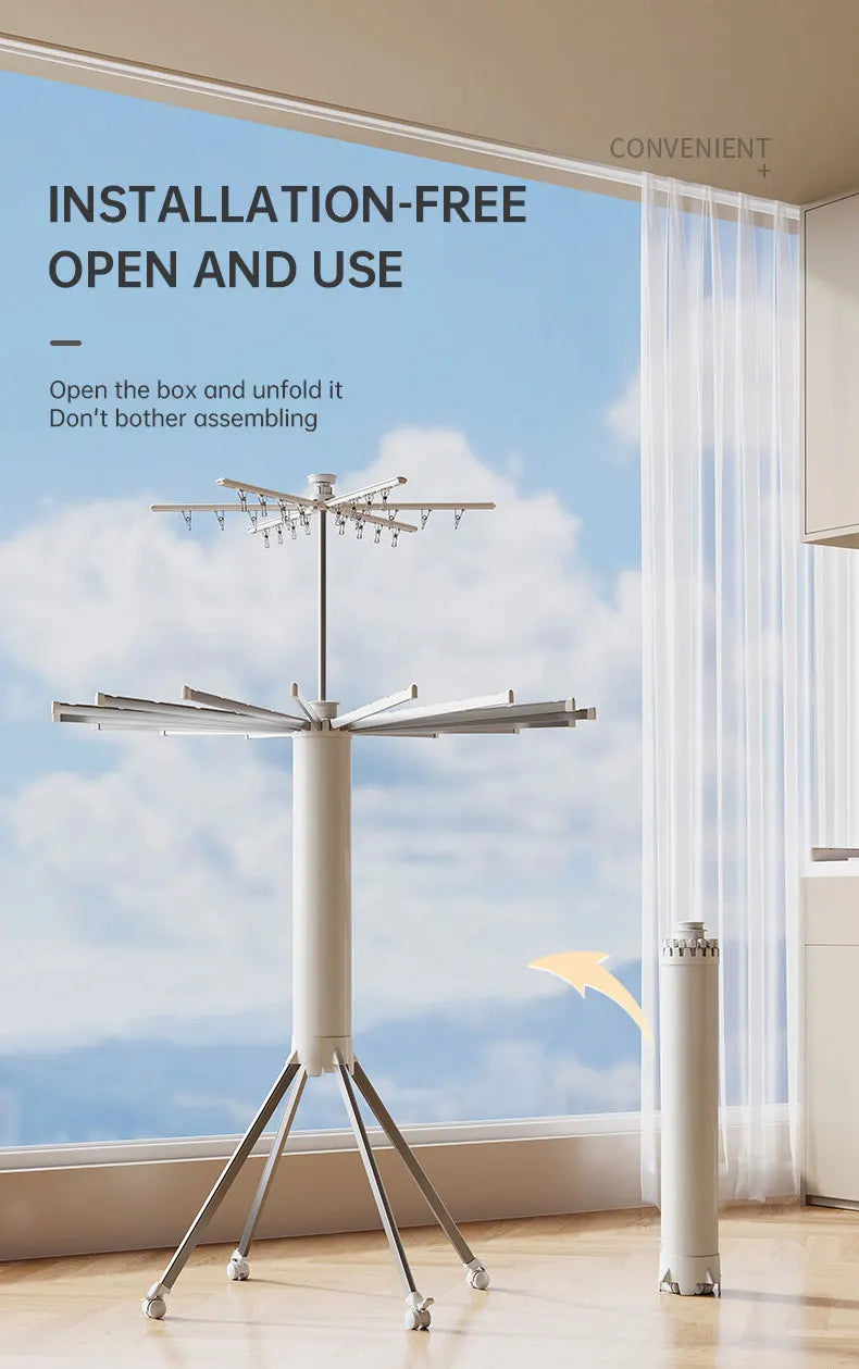 Foldable Octopus Drying Rack for Clothes & Quilt