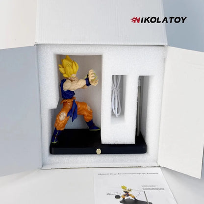 Dragon Ball Goku Kamehameha Magnetic Light Lamp
