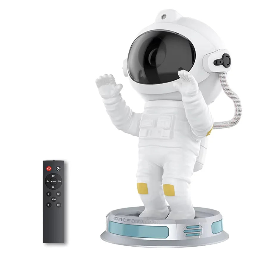 Astronaut Star Projector Night Light with Remote