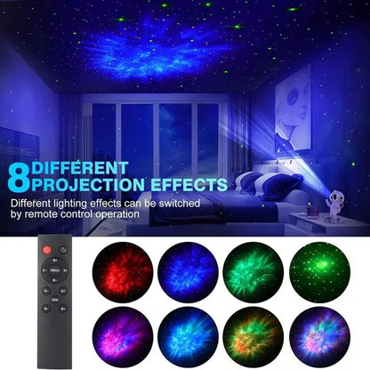 Astronaut Star Projector Night Light with Remote